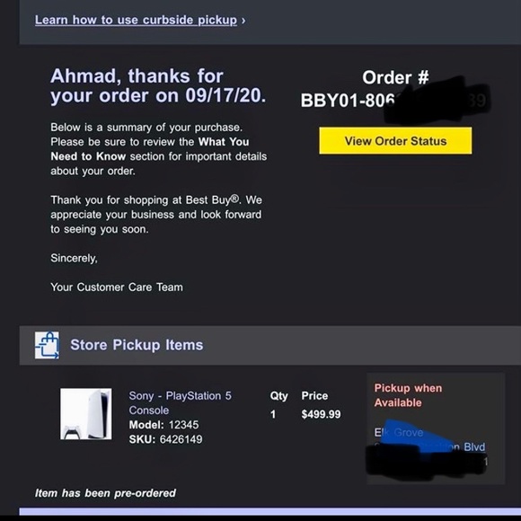 Ps5 pre order disc edition - Picture 1 of 1